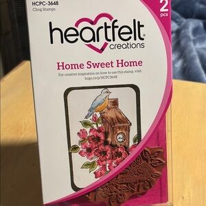 Heartfelt Creations Home Sweet Home Cling Stamps